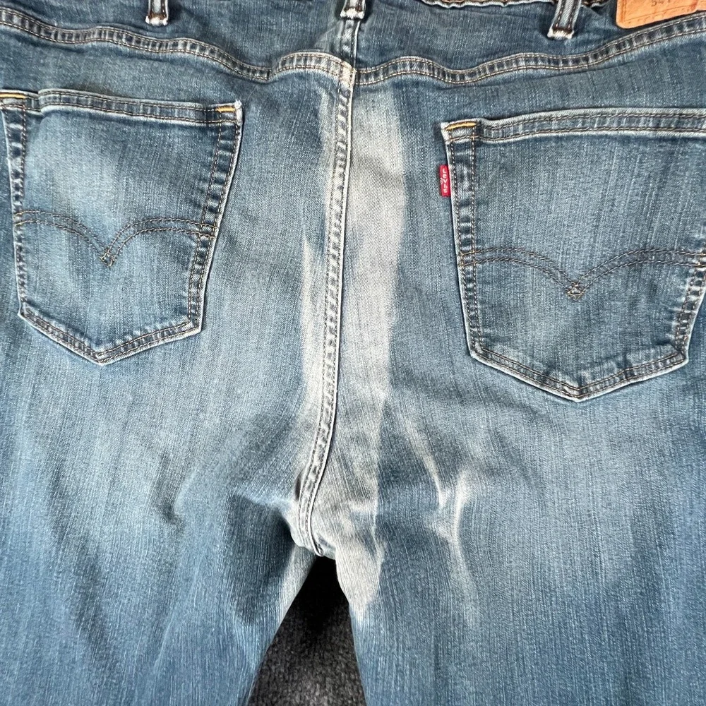 Levi's 541 Jeans Mens 42x27 Blue Cotton Medium Wash Mid Rise‎ Athletic Taper Fit